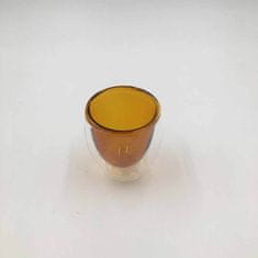 Ty Glass Termopohár s dvojitým sklom 150ml - amber