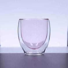 Ty Glass Termopohár s dvojitým sklom 150ml - pink
