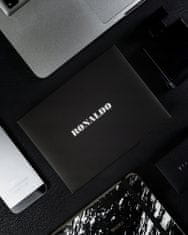 RONALDO Pánska kožená peňaženka so zabezpečením RFID Raseborg čierna univerzálna