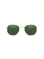 VeyRey Polarizačné slnečné okuliare hranaté Hurricane zelená