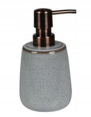 Uniglob Milton sivý keramický dávkovač do kúpeľne 300 ml