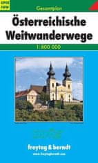 Freytag & Berndt GPOEFWW Österreichische Wei Gesamtplan 1:800 000 / turistická mapa