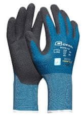 GEBOL Pracovné rukavice MASTER FLEX č.8, bezšvové, nylon- spandex, s PU- nitrilovou ochrannou vrstvou