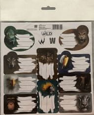 Samolepiace menovky Wild Papier, 20x20 cm