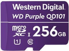 Western Digital WD Micro SDXC Purple Class 10 - 256GB (WDD256G1P0C), fialová