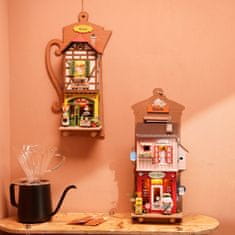 Robotime miniatúra domčeka na zavesenie Lenošná kaviareň
