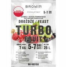 Browin Vínne liehovarnícke turbo kvasinky 5-7 dní 40 g