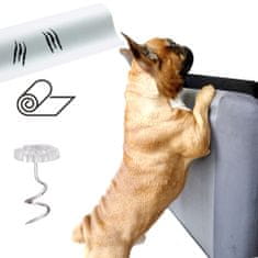 Grip Shop Priehľadná silná ochranná fólia na nábytok - škrabadlo pre mačky a psy 106cm x 50cm z rolky