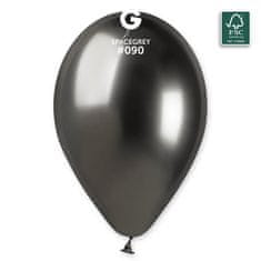Gemar Balóny saténové antracitové 33cm 50ks