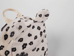Childhome Detský batoh My First Bag Canvas Leopard