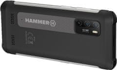 myPhone Hammer Iron 4, 4GB/32GB, strieborný