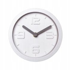 Uniglob Nástenné hodiny Scandi 15,5 cm biele
