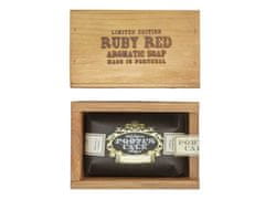 Castelbel Castelbel Mýdlo v dřevěné krabičce - Ruby Red - Hrozny a Červené Bobule, 150g