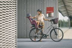 Bellelli B-ONE CLAMP LUX detská cyklosedačka s upevnením na nosič bicyklov sivá