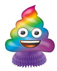 Unique Dekoračná sada výzdob Emoji Rainbow Fun 7ks