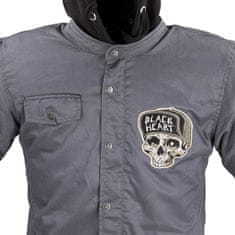 Black Heart Pánska bunda Garage Built Jacket Farba tmavo sivá, Veľkosť S