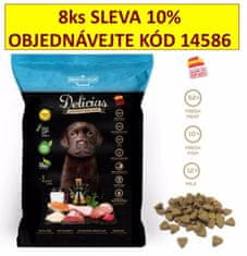 PET Delicias Dog Puppy Soft polomäkké krmivo 800 g