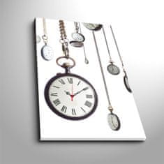 Wallity Dekoratívne nástenné hodiny Clocke biele