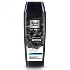 Vitex-belita BLACK FOR MEN - Sprchovací Gél s Aktívnym Uhlím na Umývanie Vlasov, Tela a Brady (400 ml)
