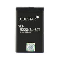 Blue Star BATÉRIA NOKIA 5220 XM / BL-5CT/ 5630 XM / 6303 / 6730 / 3720 / C3 / C5-00 / C6-01 1200m/Ah Li-Ion
