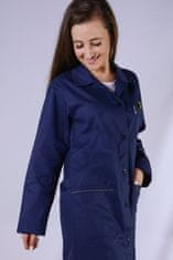 BORTEX Plášť pracovný dámsky - modrý (100% bavlna) 42/170