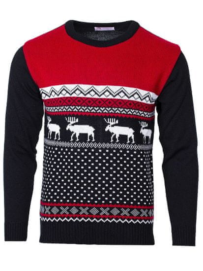 Wayfarer Vianočný sveter so sobom Marching Reindeer