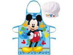 Kids Euroswan Detská zástera s kuchárskou čiapkou Mickey Mouse