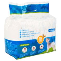 nobleza Plienky Pre Psov Pro Feny Jednorazové Pampers Xl 10-20 Kg - 12 Ks.