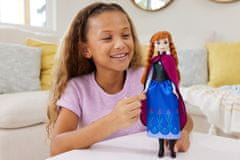 Disney Frozen bábika Anna v modro-čiernych šatách HLW46