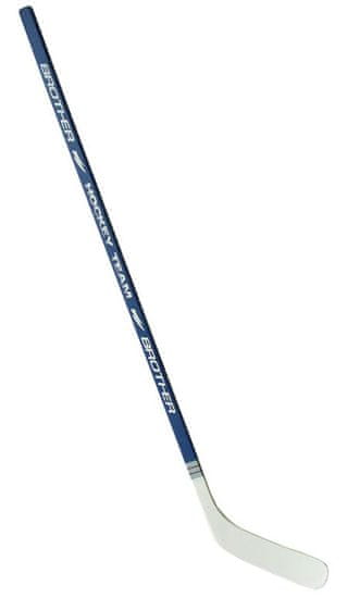 Bohemia Plastová hokejka s dýhou 147cm - pravá - modrá