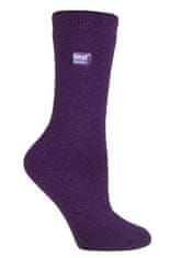 Heat Holders Dámske Heat Holders LITE stredne hrubé froté termo ponožky jednofarebné Farba: Čierna