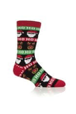 Heat Holders Pánske vianočné Heat Holders LITE ponožky HO HO HO
