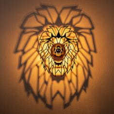 Opviq Nástenná lampa Lion čierna