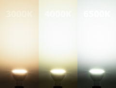LUMILED 10x LED žiarovka GU10 6W = 50W 580lm 3000K Teplá biela 120°