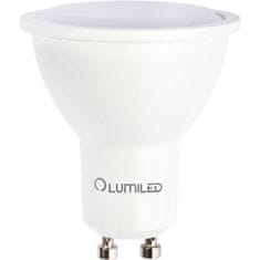 LUMILED 10x LED žiarovka GU10 5W = 35W 470lm 6500K Studená biela 120°