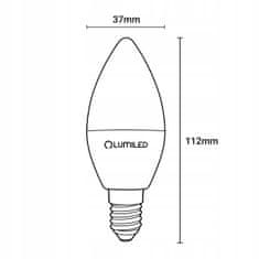 LUMILED LED žiarovka E14 B35 10W = 75W 990lm 4000K Neutrálna biela 180°