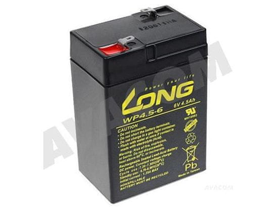 Long Batéria 6V 4,5Ah olovený akumulátor F1