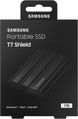 SAMSUNG T7 Shield, 4TB (MU-PE4T0S/EU), čierna