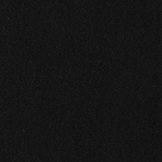 Eurofirany Bavlnené prestieradlo s gumou D91 120x200 cm, v.25 cm čierne