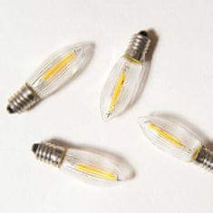 Exihand LED číra žiarovka FILAMENT pre svietnik 34V/0,25W, balenie 100 ks