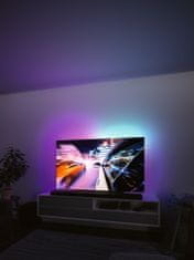 Paulmann PAULMANN EntertainLED USB LED Strip osvetlenie TV 65 Zoll 2,4m 4W 60LEDs/m RGB plus 78881