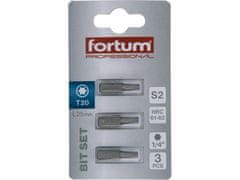 Fortum Bit torx 3ks, T 20x25mm, S2, FORTUM