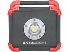 Extol Light Svietidlo akumulátorové LED, 20W COB LED, 3,7V/6,6Ah Li-ion, EXTOL LIGHT