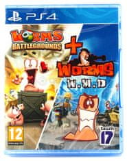 Team 17 Worms Battlegrounds + Worms W.M.D (PS4)