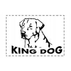 BB-Shop KingDog Sivé ležadlo pre psov 130x105 cm