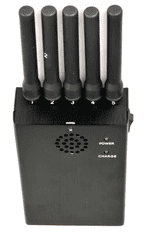 SpyTech 5 Anténová PROFI prenosná rušička GSM/DCS/4G/3G/GPS/GLONASS/WIFI signálov