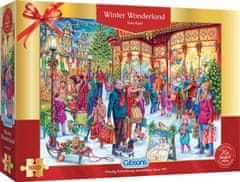 Gibsons Puzzle Limitovaná vianočná edícia: Zimná ríša zázrakov 1000 dielikov