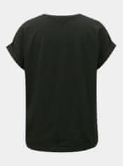 ONLY Čierne voľné basic tričko ONLY Moster S