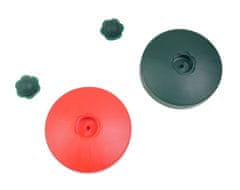 JUST FUN Plastová krytka - guľatina 100x100mm Farba: Zelená 4PU10-02B1.04