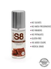 Stimul8 S8 WB Flavored Lube 125ml / lubrikačný gél 125ml - Čokoláda